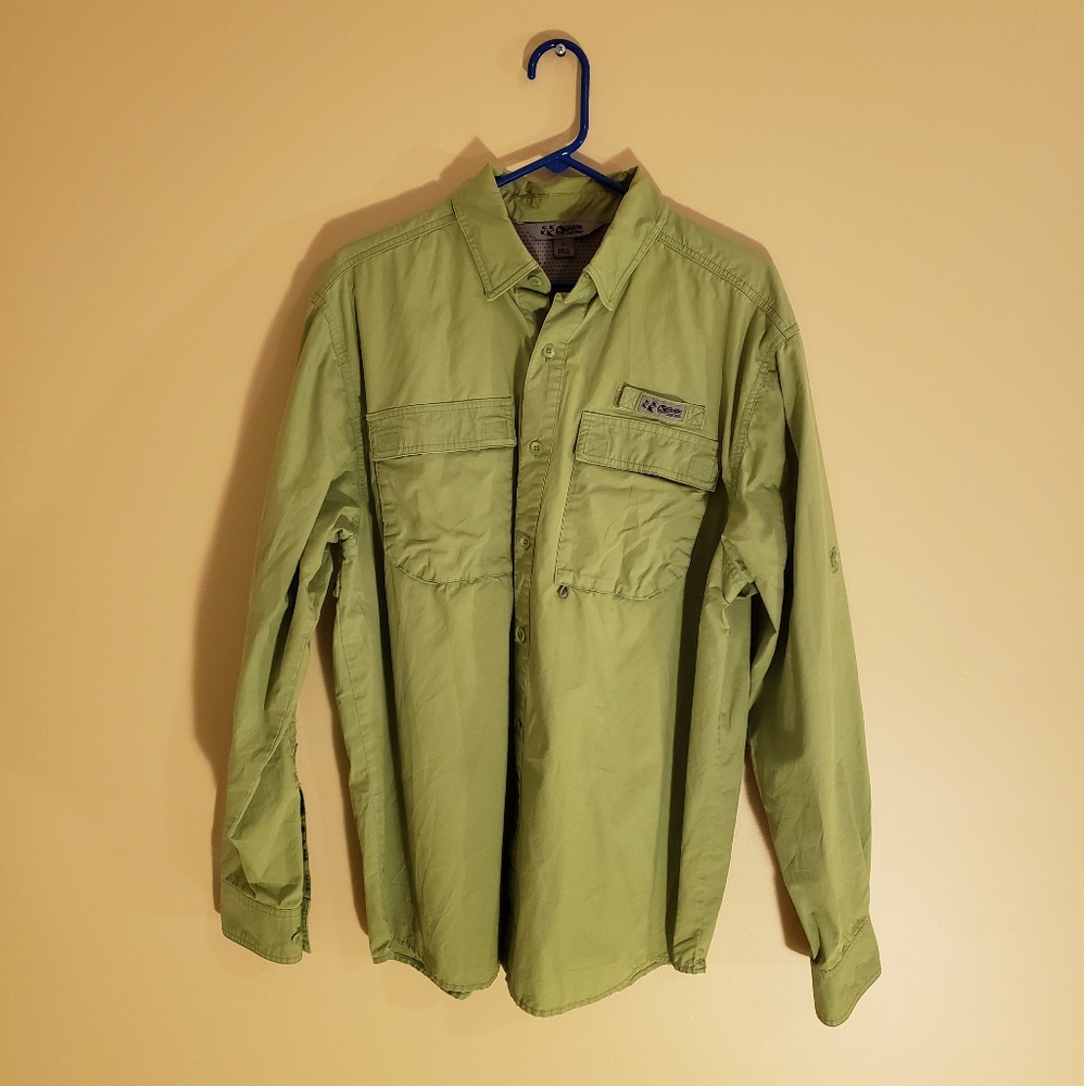 Guide Series Mens Large Button Down Fishing Shirt